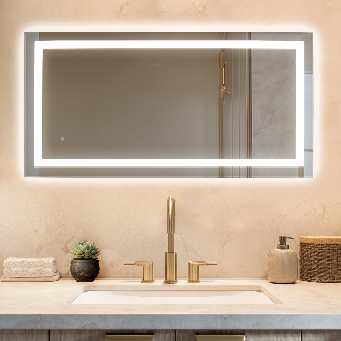 Espejo LED Audrey — 122 x 61 cm (48"x24")