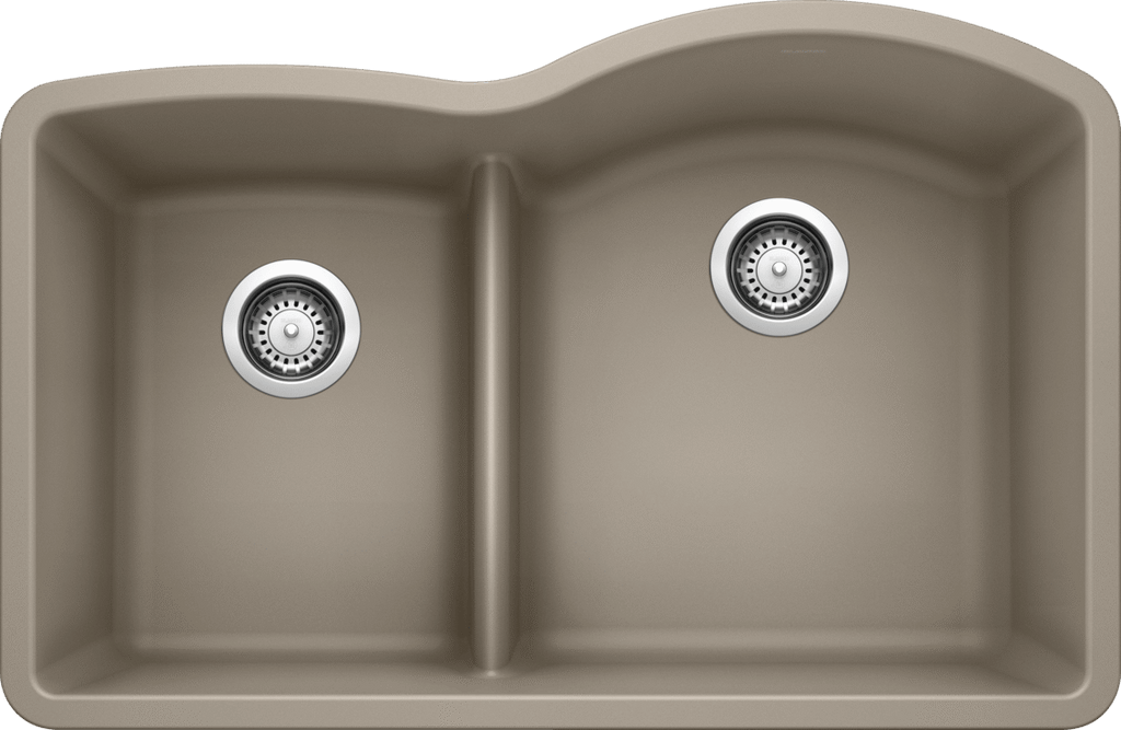 Blanco Diamond 1-3/4 Low Divide Reverse — Tarja de Silgranit