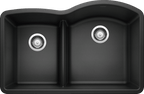 Blanco Diamond 1-3/4 Low Divide Reverse — Tarja de Silgranit