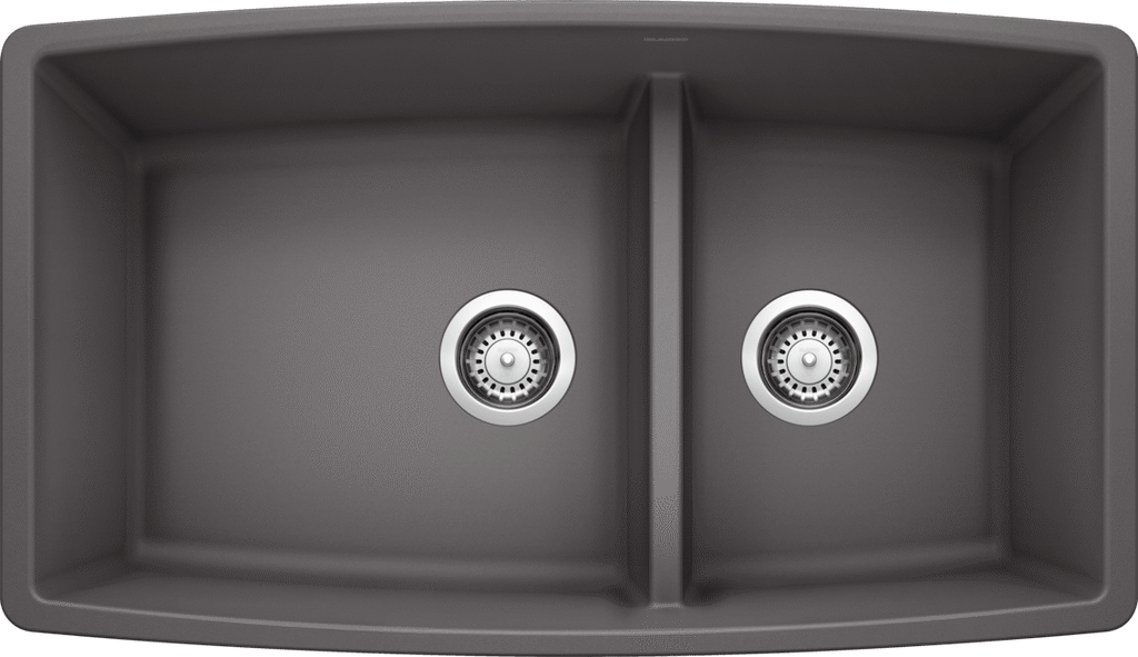 Blanco Performa Medium 1-3/4 Low Divide — Tarja de Silgranit