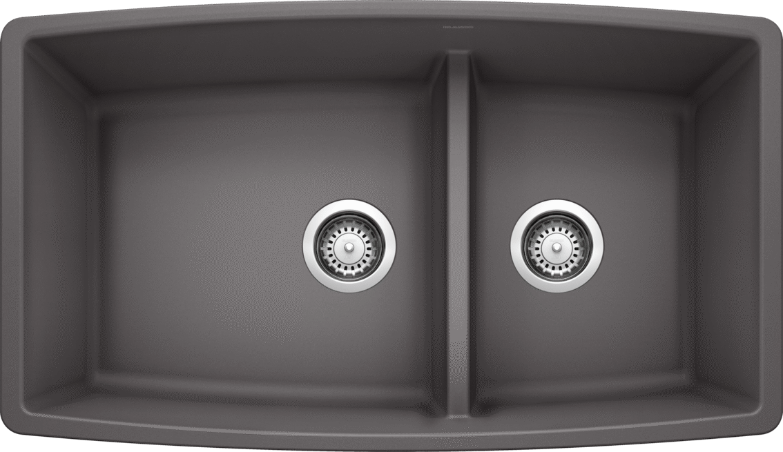 Blanco Performa Medium 1-3/4 Low Divide — Tarja de Silgranit