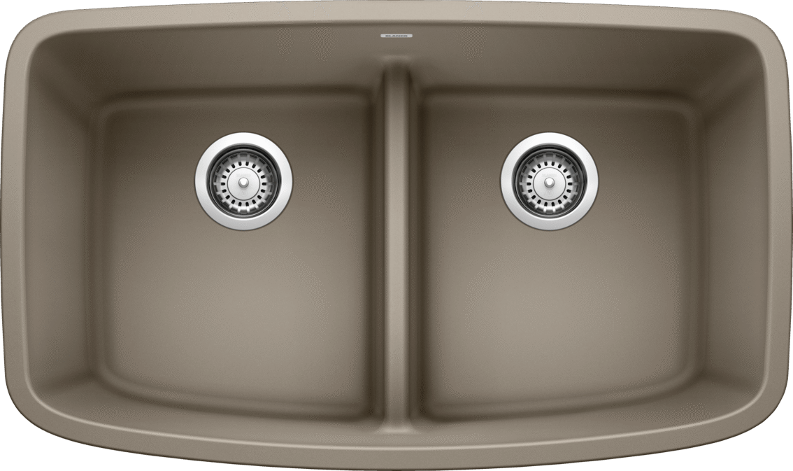 Blanco Valea Equal Double Low Divide — Tarja de Silgranit