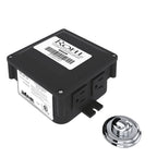 Rohl Caja de Control para Triturador con Botón Neumático - Clásico - Cromo Pulido