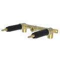 Newport Brass 1-532U — Válvula de Obra de 2 Llaves con Salidas NPT de 1/2" (para llave de lavabo de pared)