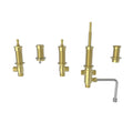 Newport Brass 1-698 — Válvula de Obra de 3/4" con Vástago de 20 Puntos y Conexión Rápida
