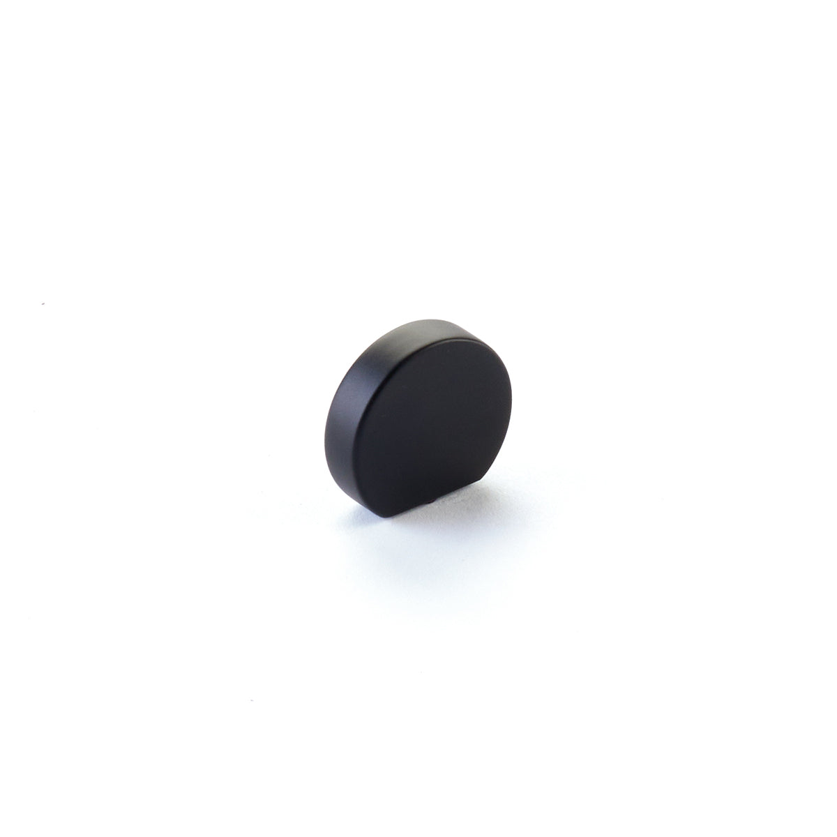 Schaub Perilla Cafe Moderna Ovalada, 1" — Negro Mate