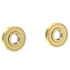 Newport Brass Alexandria 1020-2400 — Anillos Decorativos y Herrajes para Barra de Seguridad — Latón Forever (PVD)