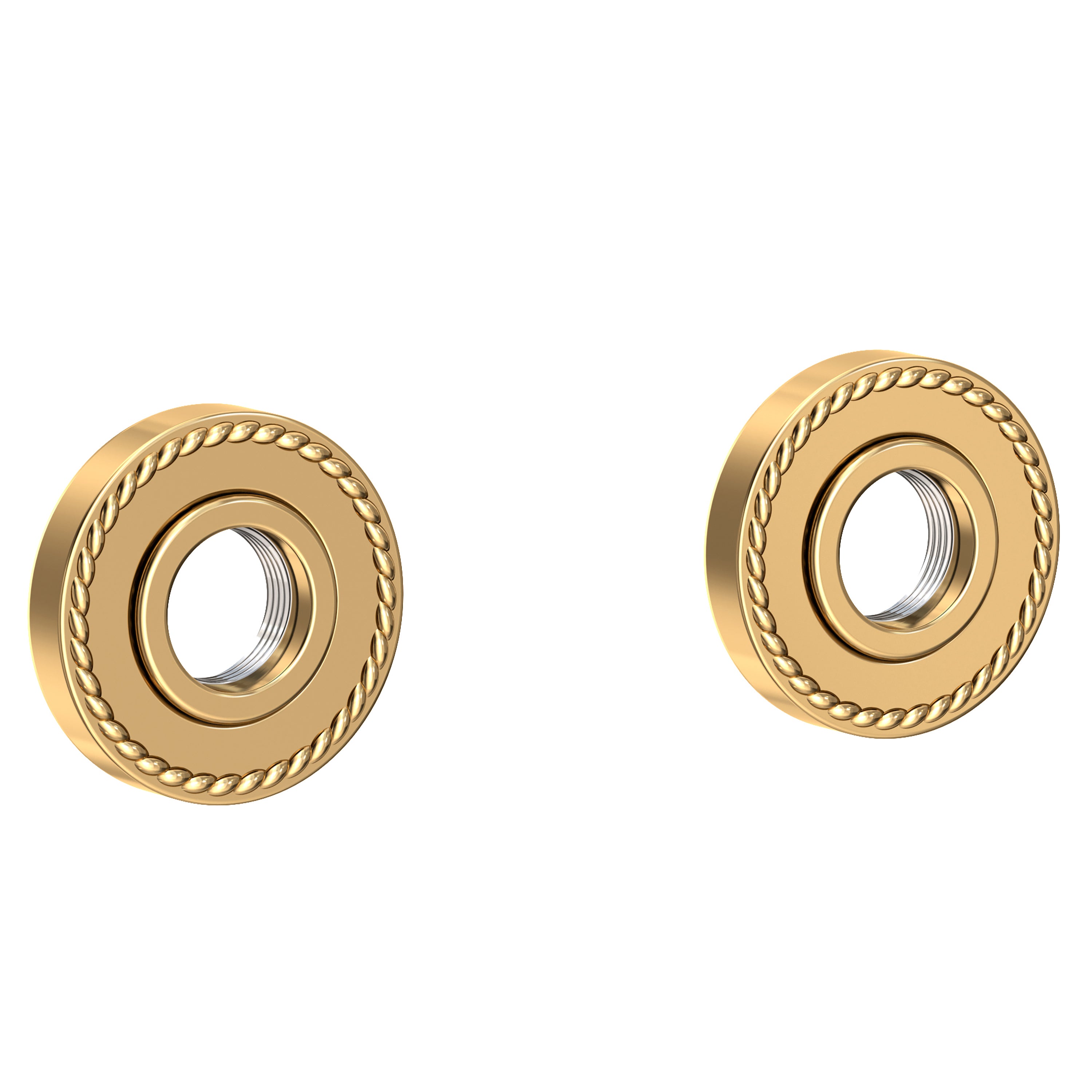 Newport Brass Alexandria 1020-2400 — Anillos Decorativos y Herrajes para Barra de Seguridad — Latón sin Laca (Living)