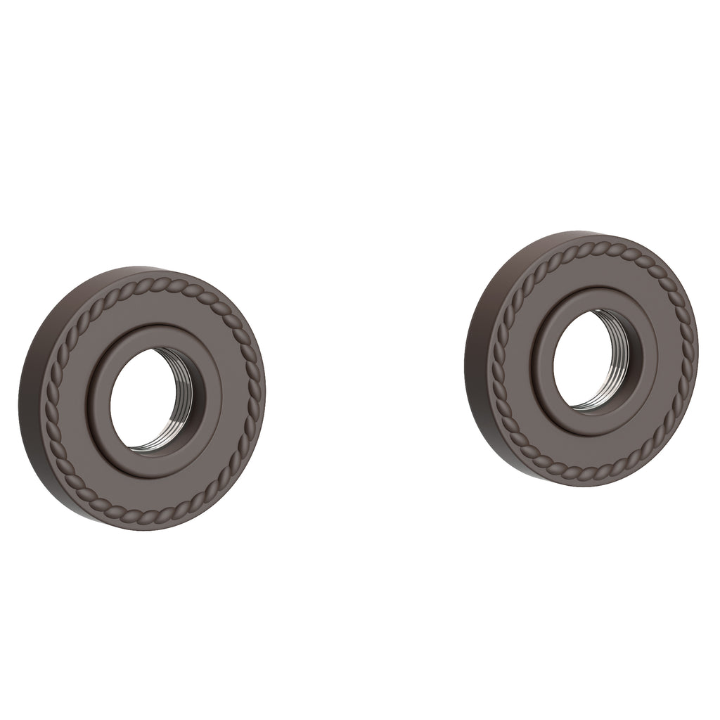 Newport Brass Alexandria 1020-2400 — Anillos Decorativos y Herrajes para Barra de Seguridad — Bronce Aceitado