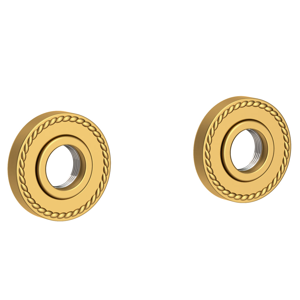Newport Brass Alexandria 1020-2400 — Anillos Decorativos y Herrajes para Barra de Seguridad — Bronce Satinado (PVD)