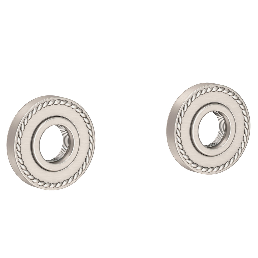 Newport Brass Alexandria 1020-2400 — Anillos Decorativos y Herrajes para Barra de Seguridad — Níquel Satinado (PVD)