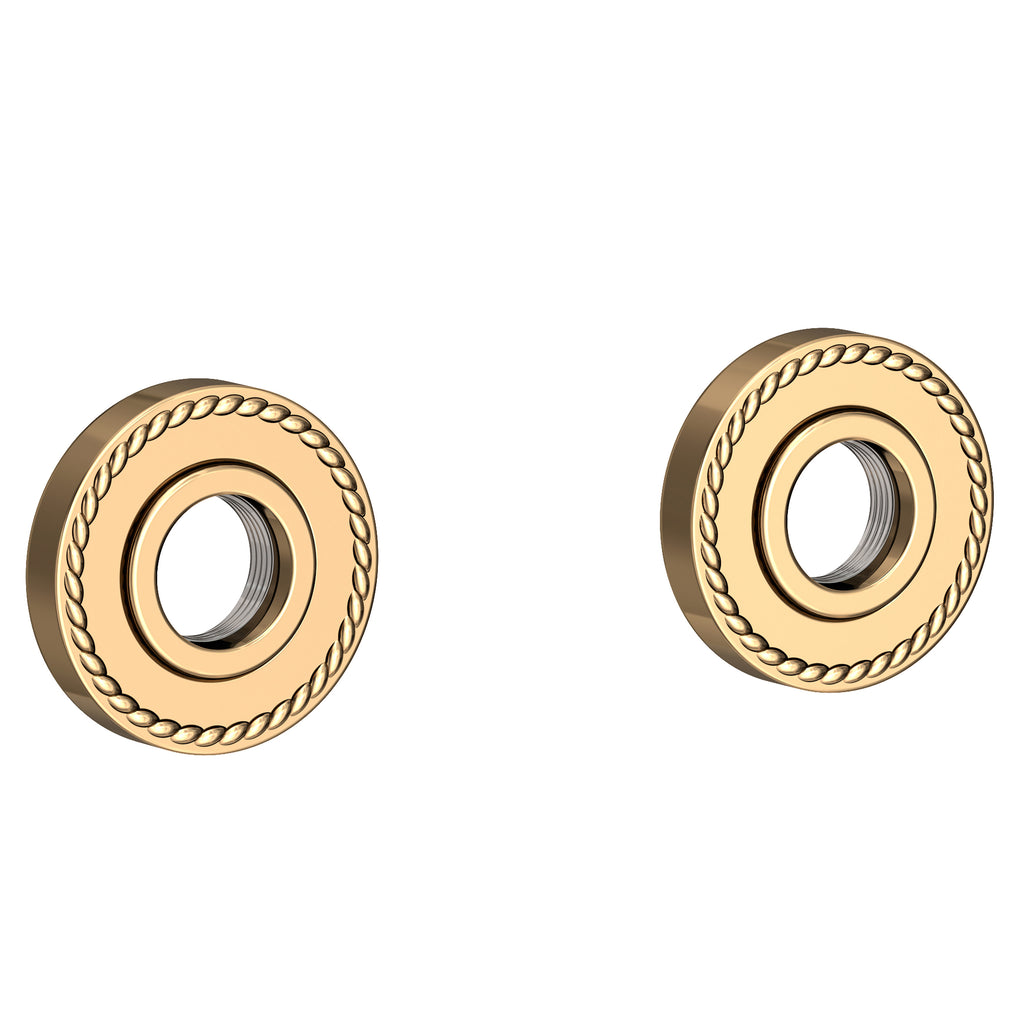 Newport Brass Alexandria 1020-2400 — Anillos Decorativos y Herrajes para Barra de Seguridad — Oro Francés (PVD)