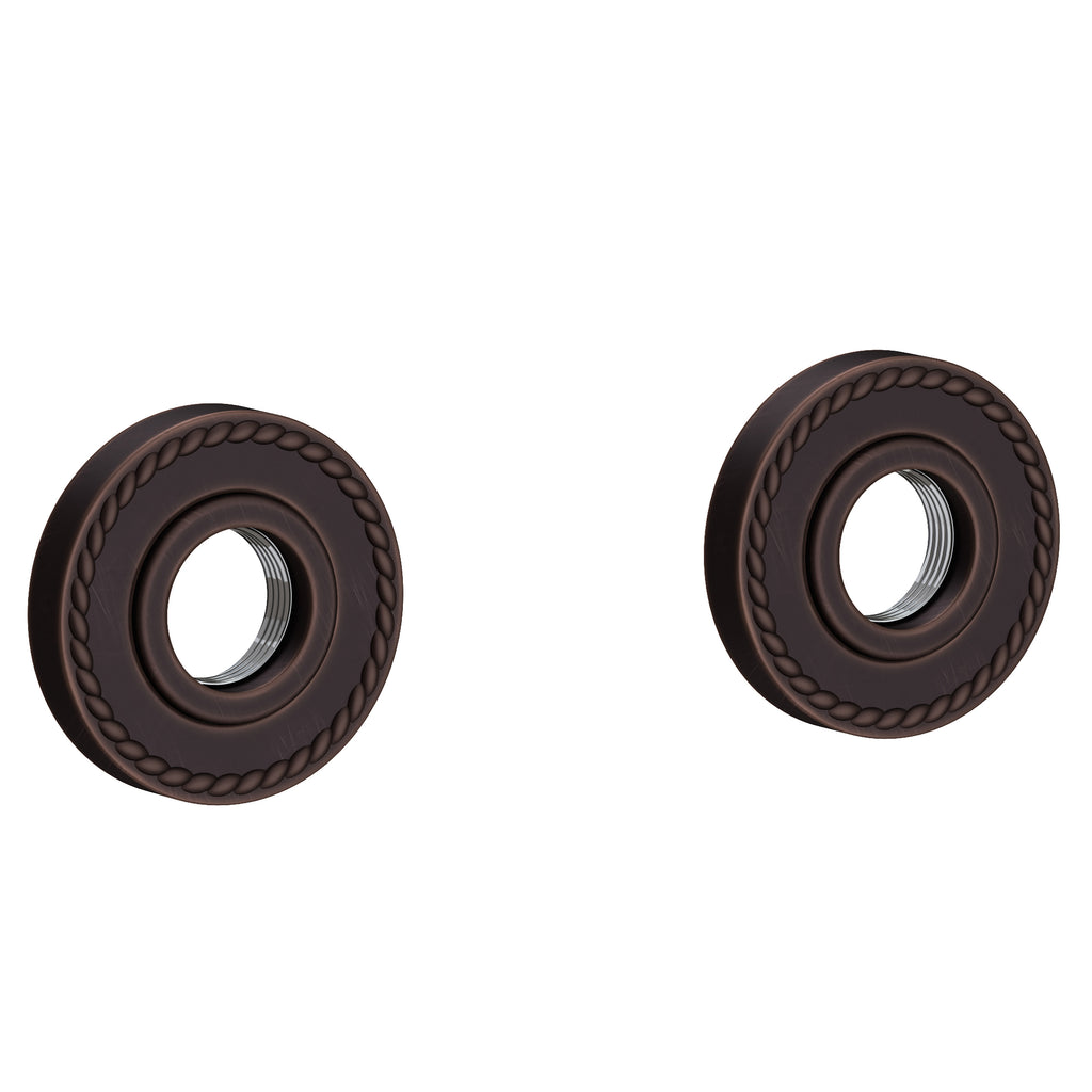 Newport Brass Alexandria 1020-2400 — Anillos Decorativos y Herrajes para Barra de Seguridad — Bronce Veneciano