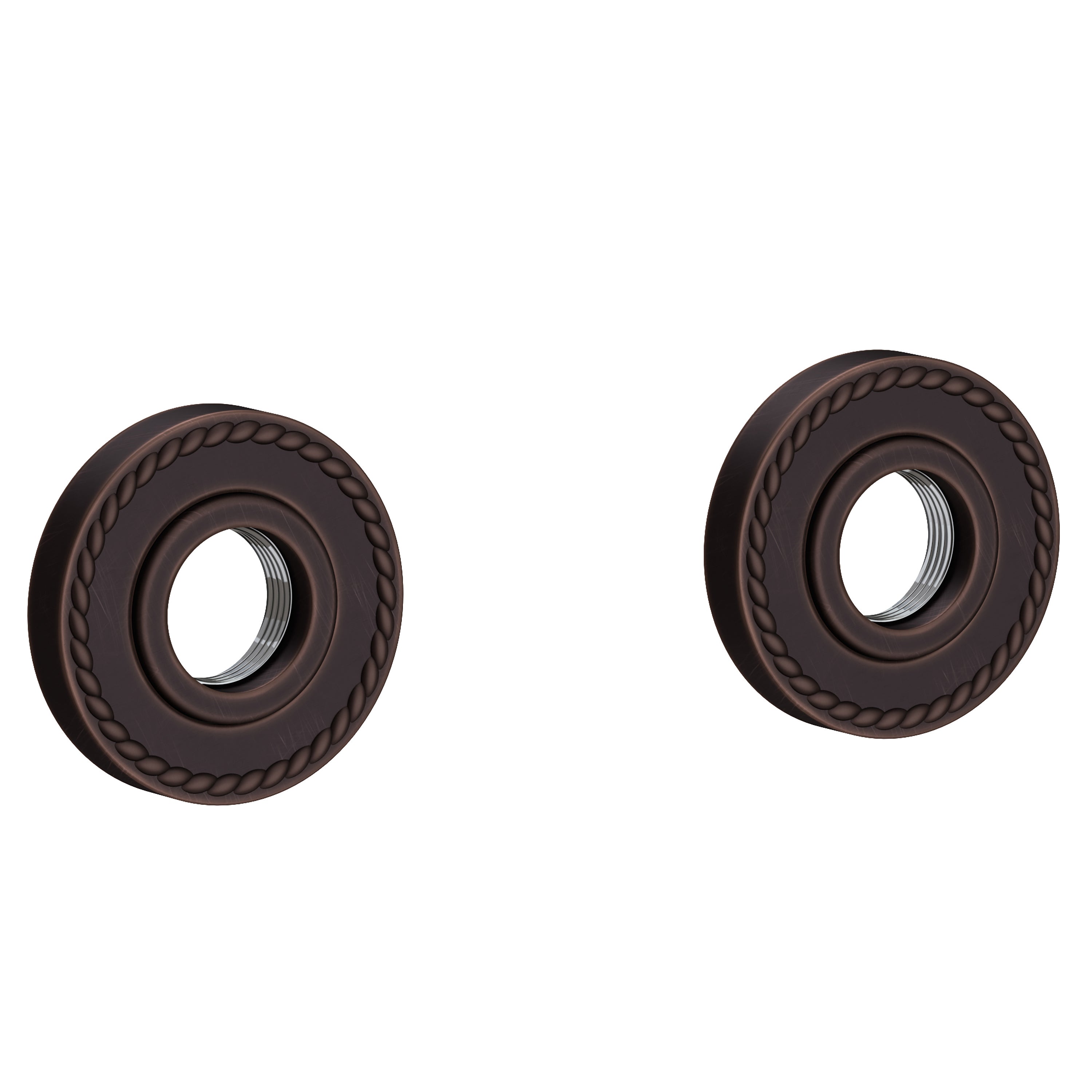 Newport Brass Alexandria 1020-2400 — Anillos Decorativos y Herrajes para Barra de Seguridad — Bronce Veneciano
