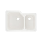 Rohl Allia Tarja Doble Bajocubierta de Fireclay 33" - Pergame