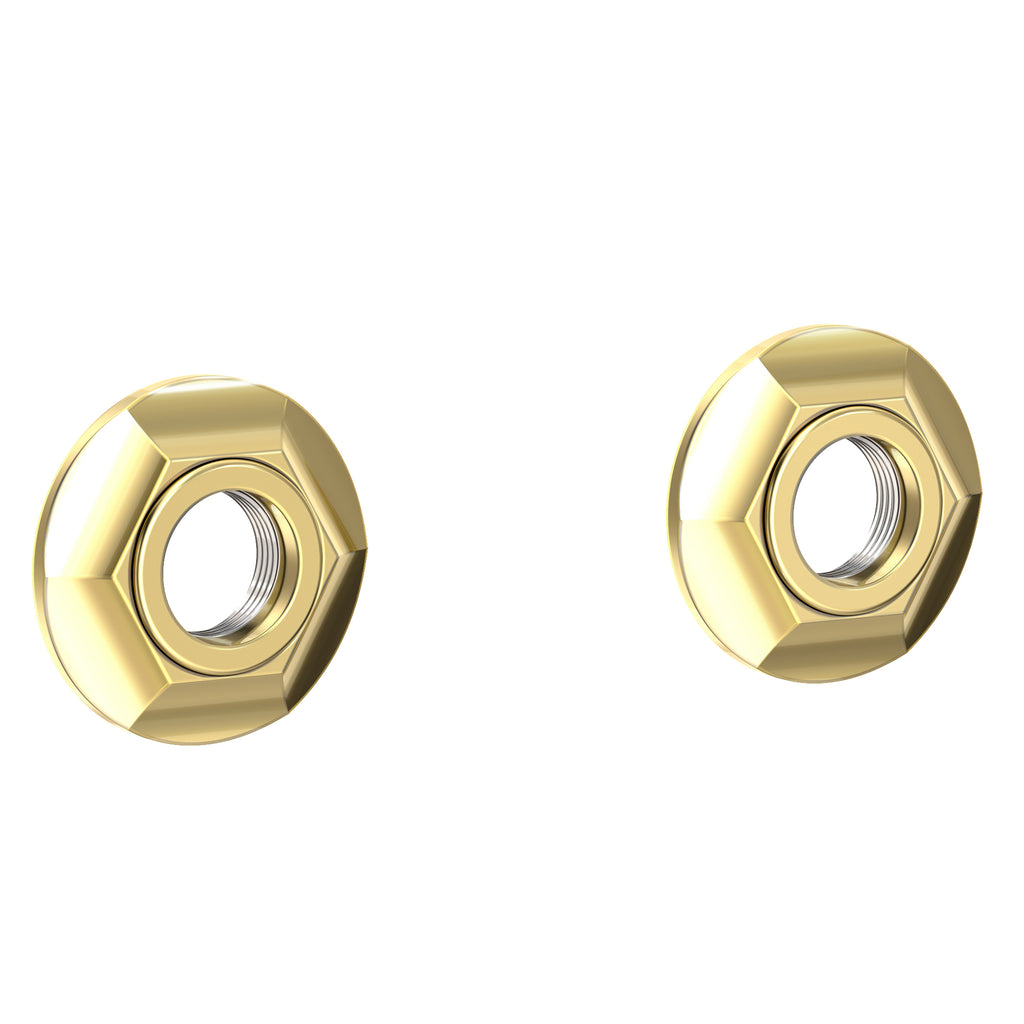Newport Brass Metropole 1200-2400 — Anillos Decorativos y Herrajes para Barra de Seguridad — Latón Forever (PVD)