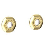 Newport Brass Metropole 1200-2400 — Anillos Decorativos y Herrajes para Barra de Seguridad — Latón Forever (PVD)
