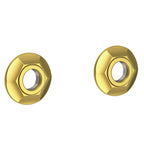 Newport Brass Metropole 1200-2400 — Anillos Decorativos y Herrajes para Barra de Seguridad — Latón Satinado (PVD)
