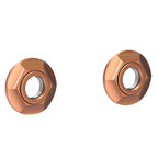 Newport Brass Metropole 1200-2400 — Anillos Decorativos y Herrajes para Barra de Seguridad — Cobre Antiguo