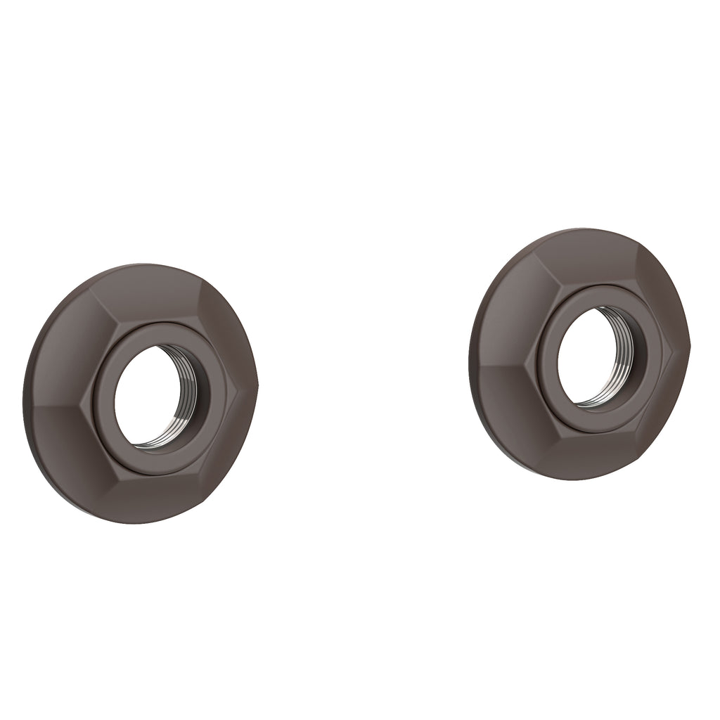 Newport Brass Metropole 1200-2400 — Anillos Decorativos y Herrajes para Barra de Seguridad — Bronce Aceitado