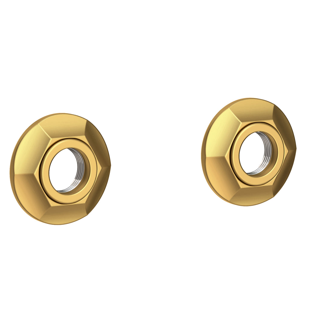 Newport Brass Metropole 1200-2400 — Anillos Decorativos y Herrajes para Barra de Seguridad — Bronce Satinado (PVD)