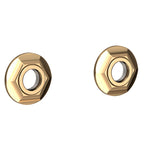 Newport Brass Metropole 1200-2400 — Anillos Decorativos y Herrajes para Barra de Seguridad — Oro Francés (PVD)