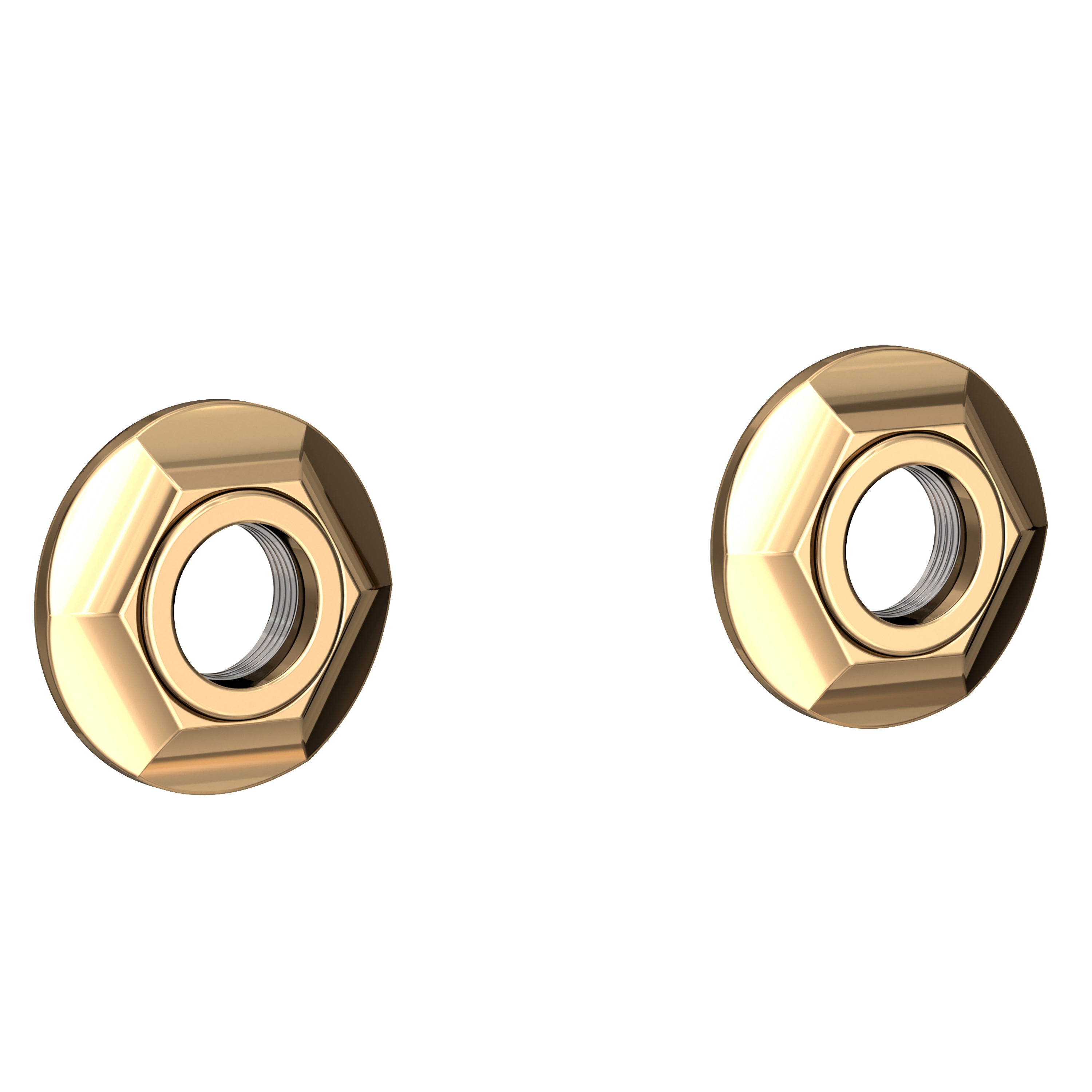 Newport Brass Metropole 1200-2400 — Anillos Decorativos y Herrajes para Barra de Seguridad — Oro Francés (PVD)