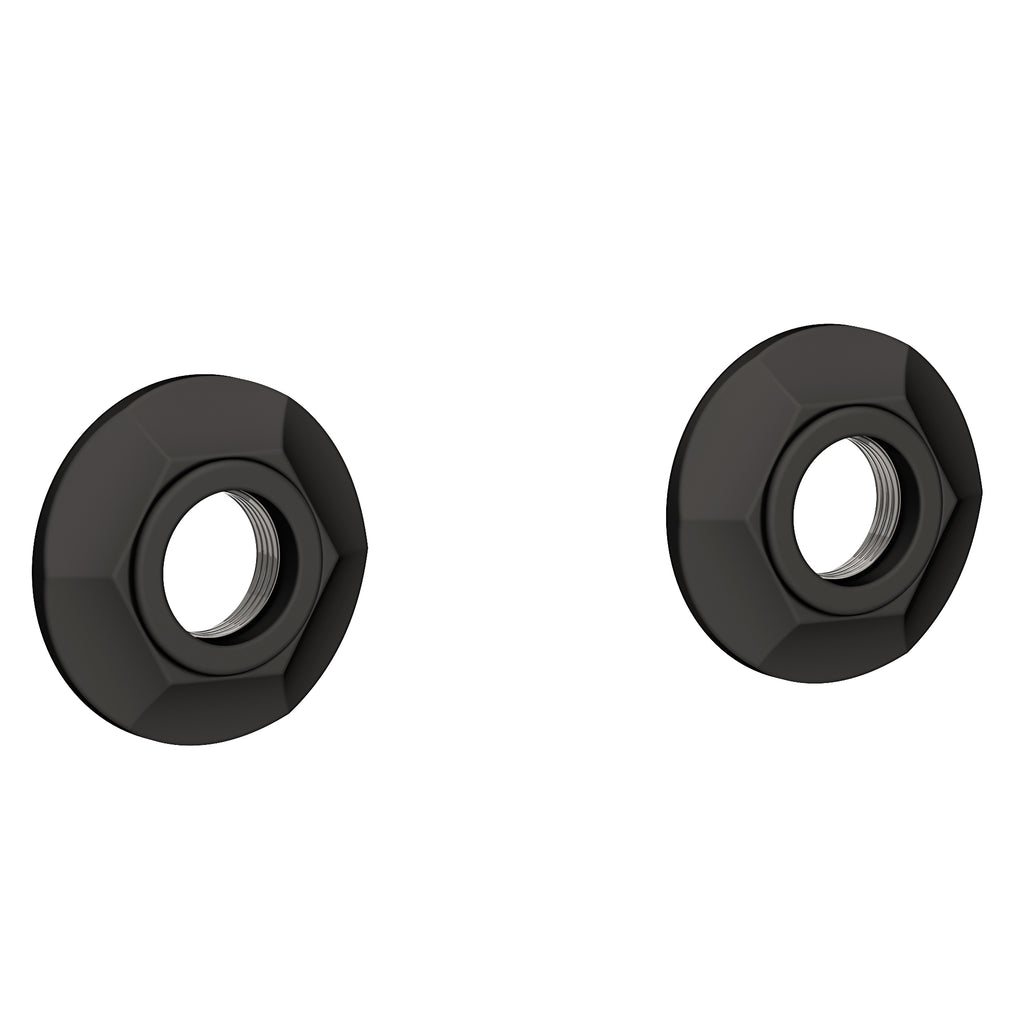 Newport Brass Metropole 1200-2400 — Anillos Decorativos y Herrajes para Barra de Seguridad — Negro Mate