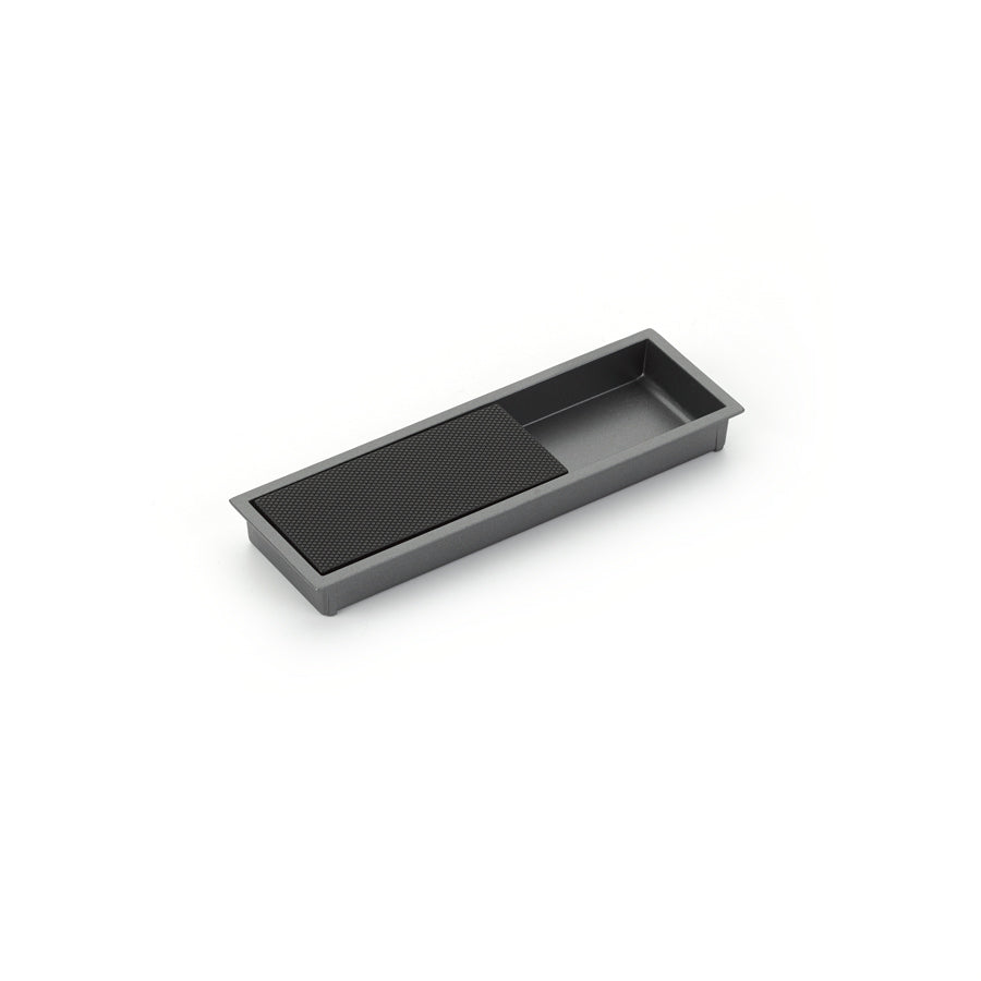 Schaub Jaladera Modo Mixed Rectangular Empotrada, 6-1/4" — Negro Mate