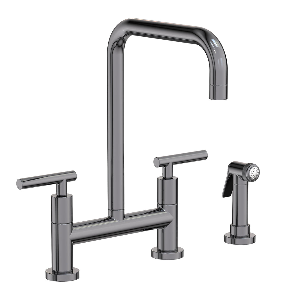 Newport Brass East Linear 1400-5413 — vista de producto — Cromo Medianoche