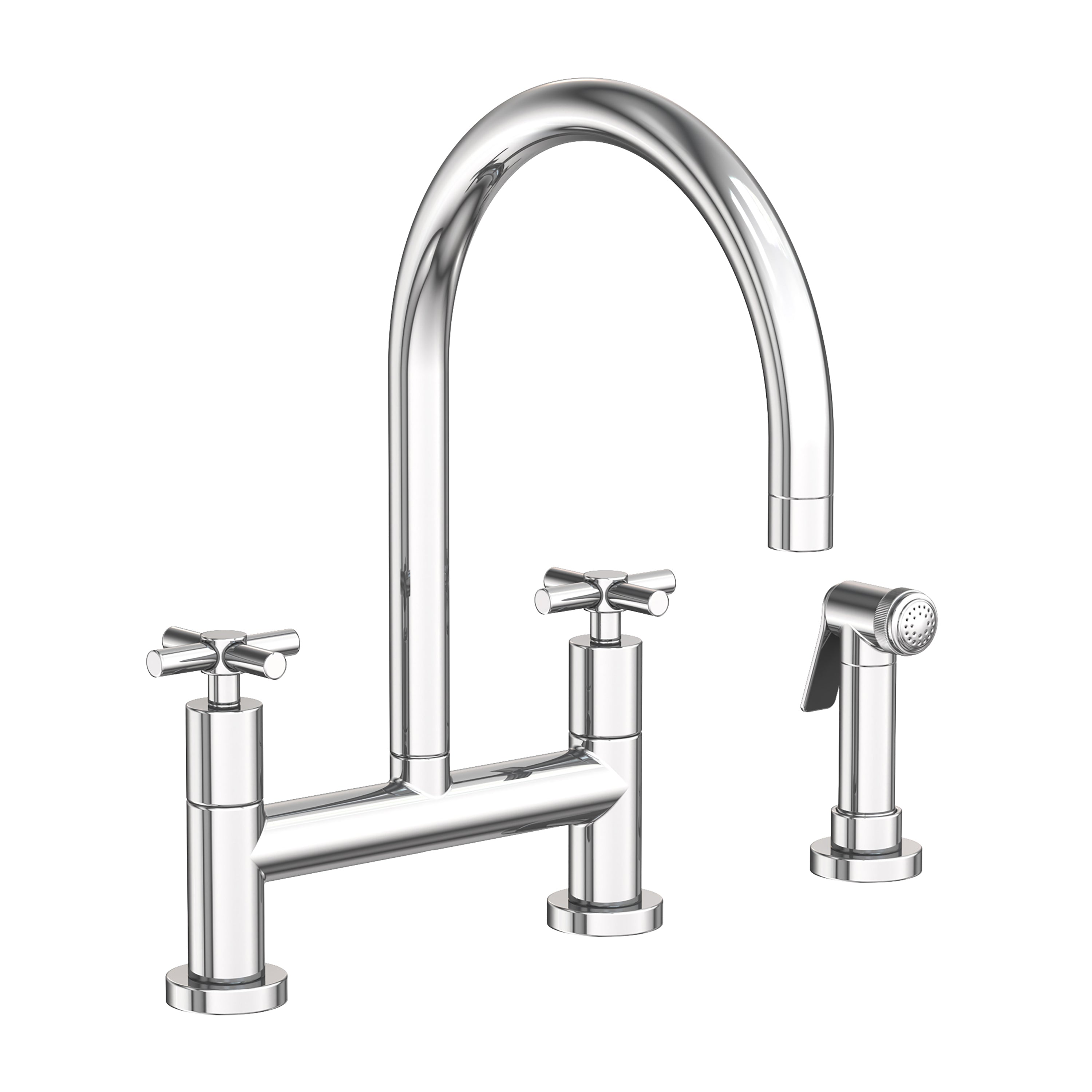 Newport Brass East Linear 1500-5412 — vista de producto — Cromo Pulido