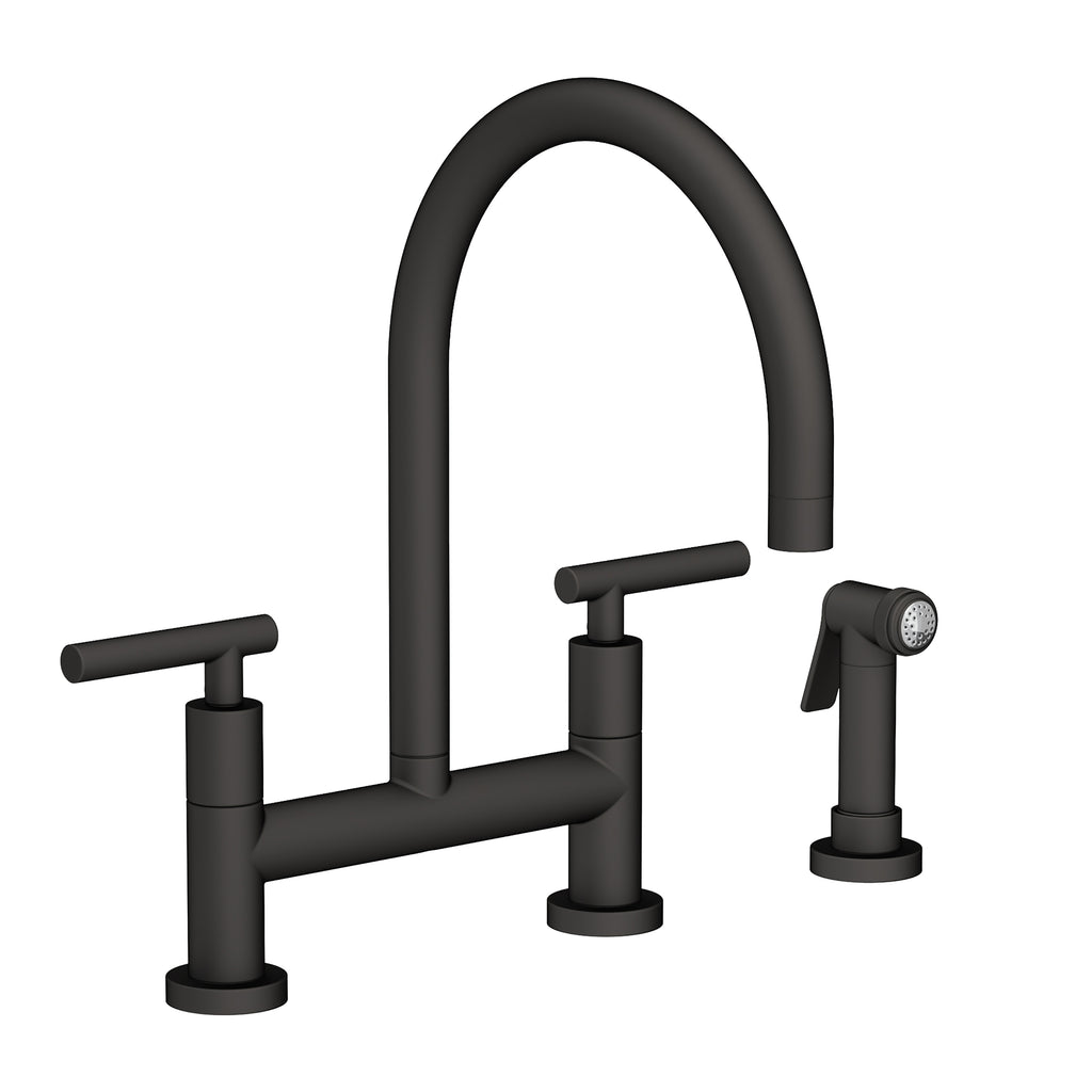 Newport Brass East Linear 1500-5413 — vista de producto — Negro Mate