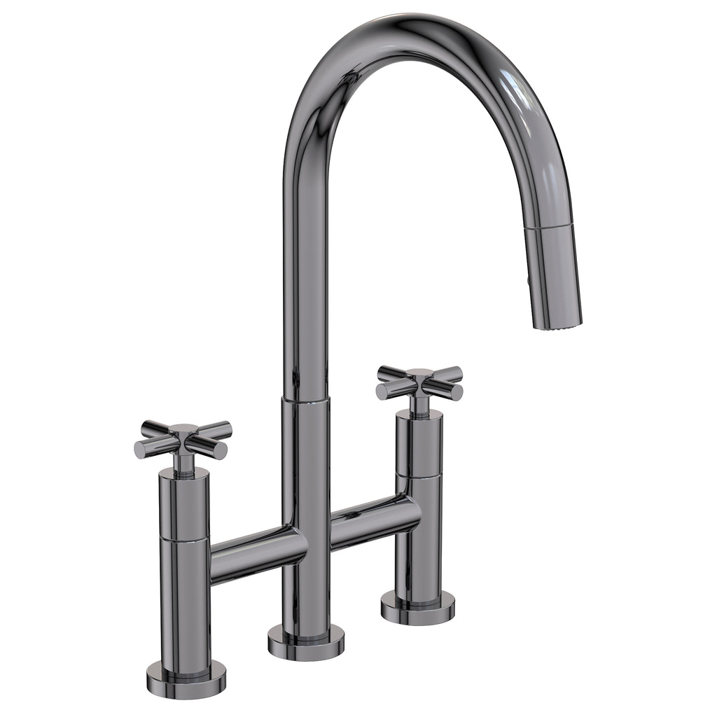 Newport Brass East Linear 1500-5462 — vista de producto — Cromo Medianoche