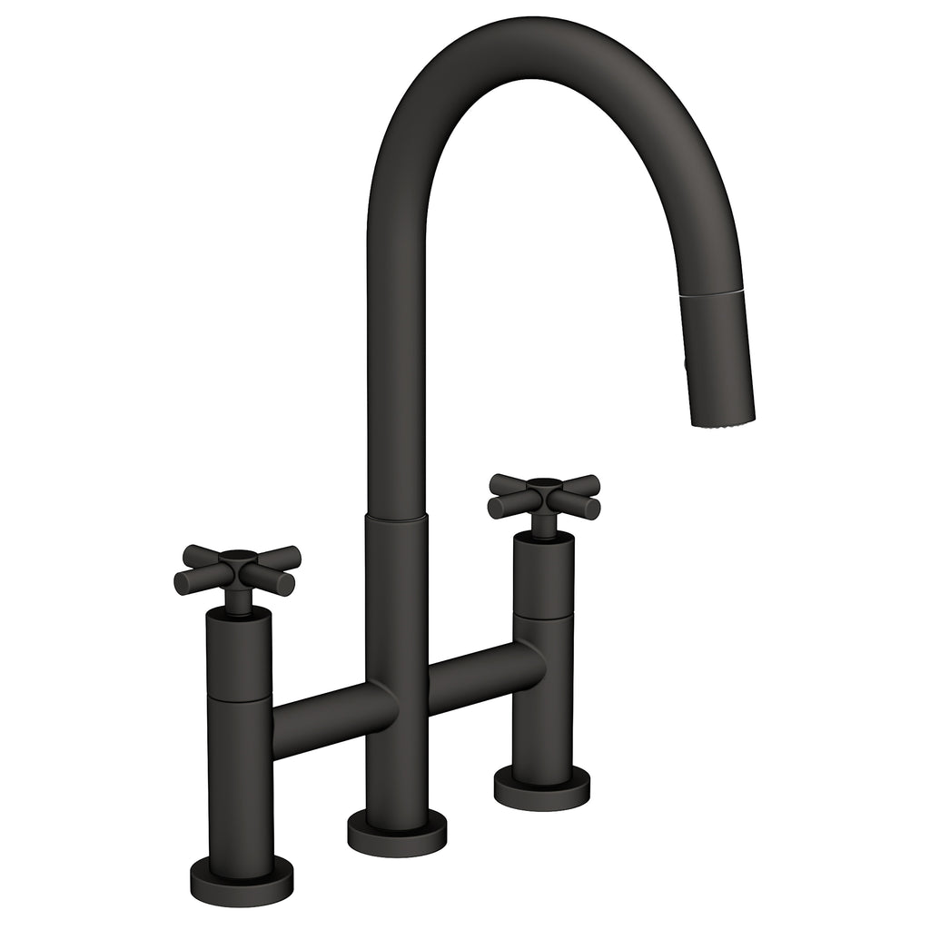 Newport Brass East Linear 1500-5462 — vista de producto — Negro Mate