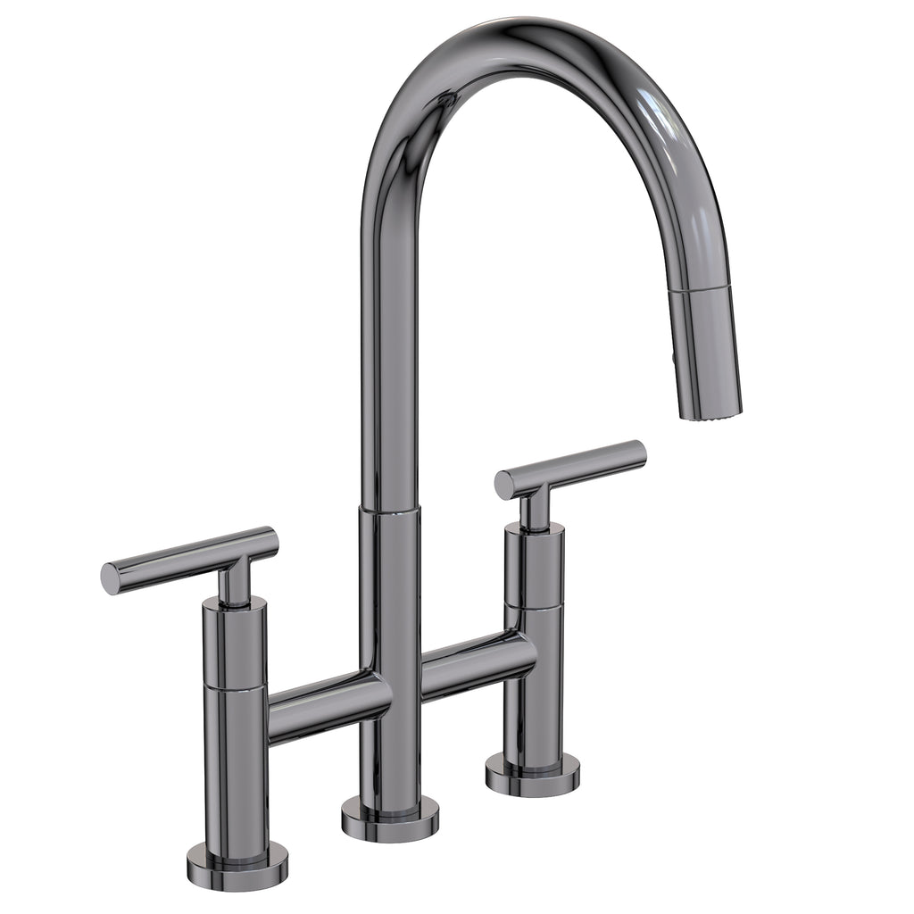 Newport Brass East Linear 1500-5463 — vista de producto — Cromo Medianoche