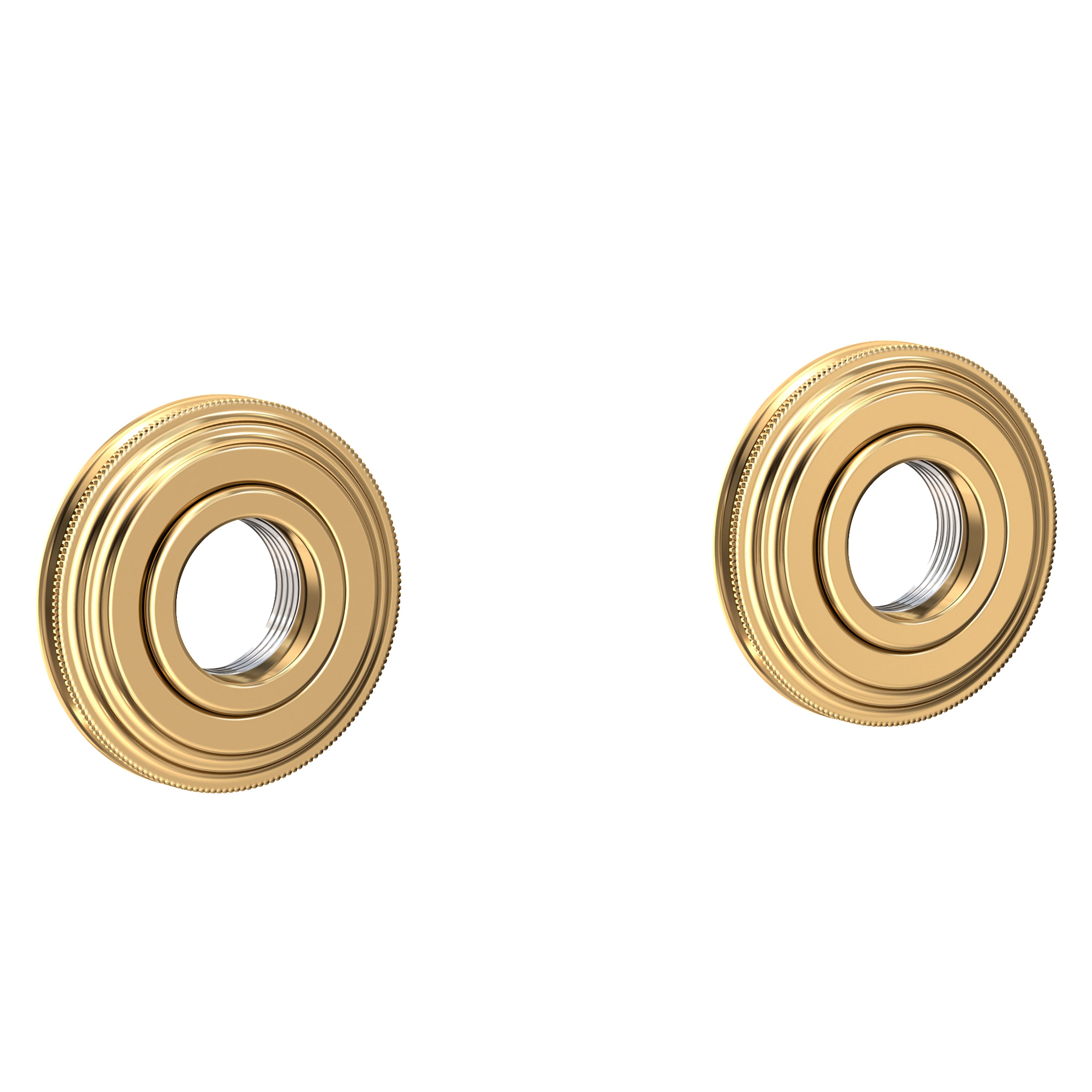 Newport Brass Miro 1600-2400 — Anillos Decorativos y Herrajes para Barra de Seguridad — Latón sin Laca (Living)