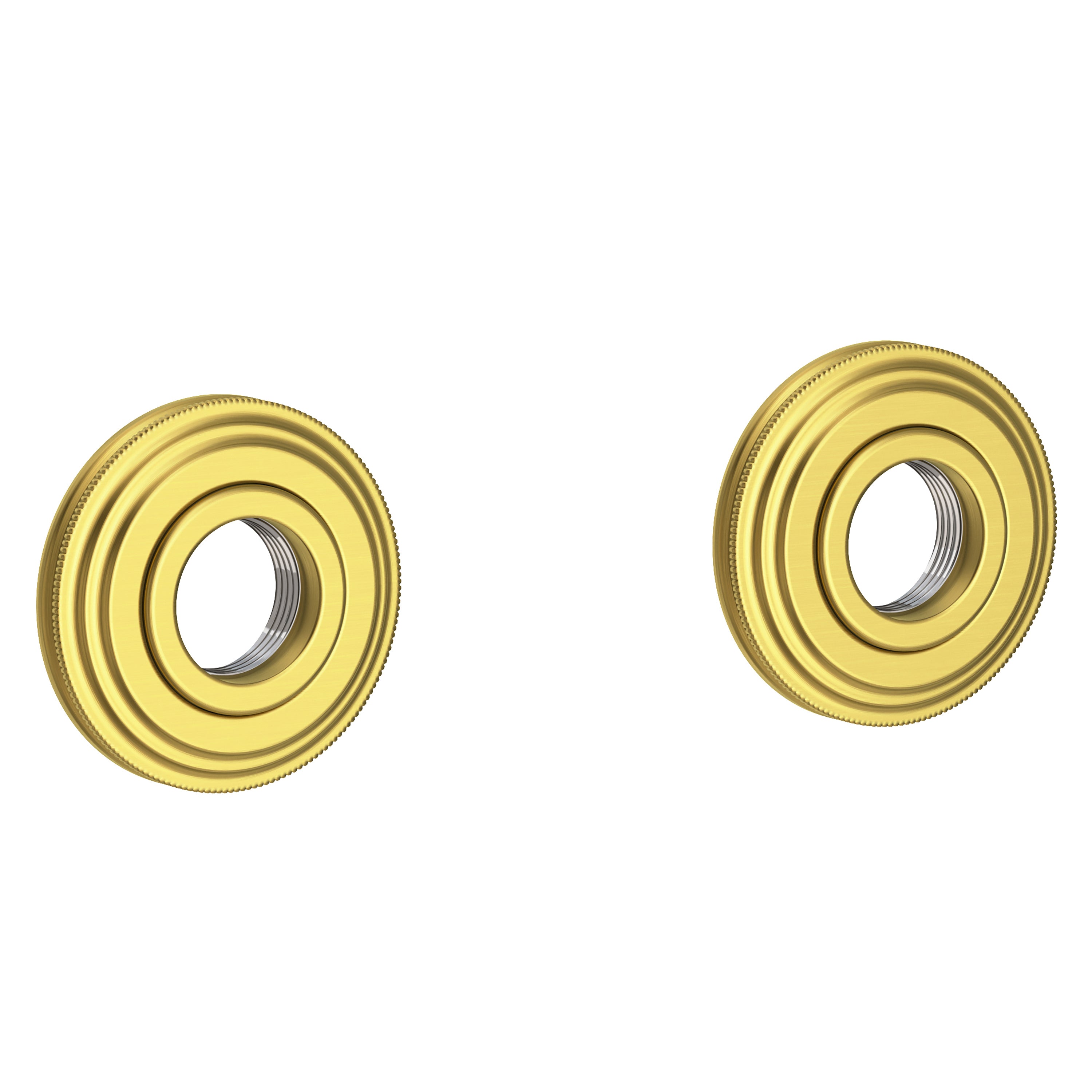 Newport Brass Miro 1600-2400 — Anillos Decorativos y Herrajes para Barra de Seguridad — Latón Satinado (PVD)