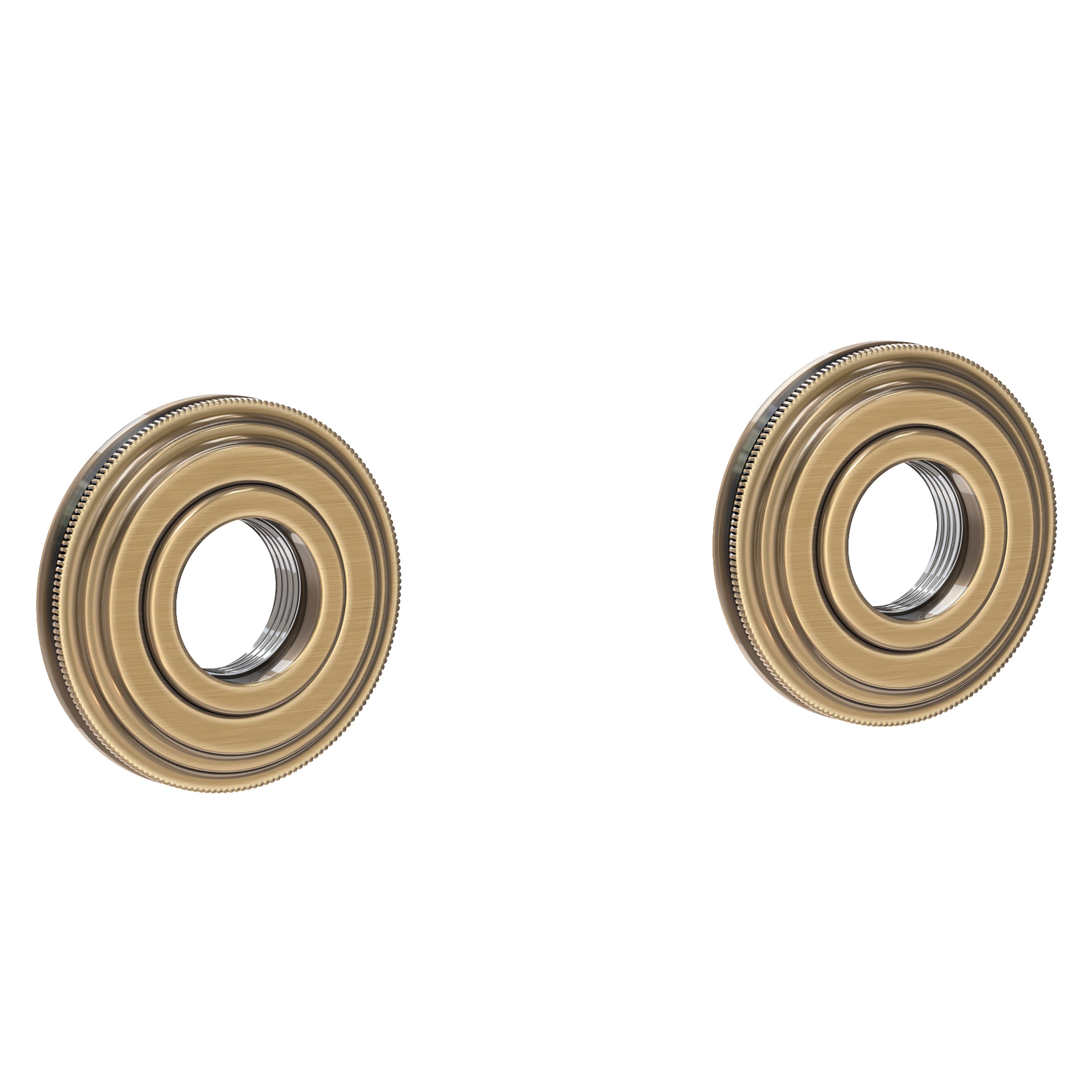 Newport Brass Miro 1600-2400 — Anillos Decorativos y Herrajes para Barra de Seguridad — Latón Antiguo