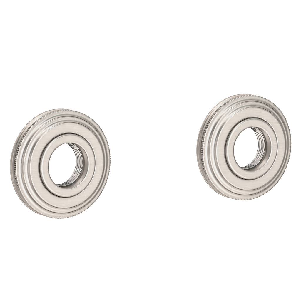 Newport Brass Miro 1600-2400 — Anillos Decorativos y Herrajes para Barra de Seguridad — Níquel Satinado (PVD)