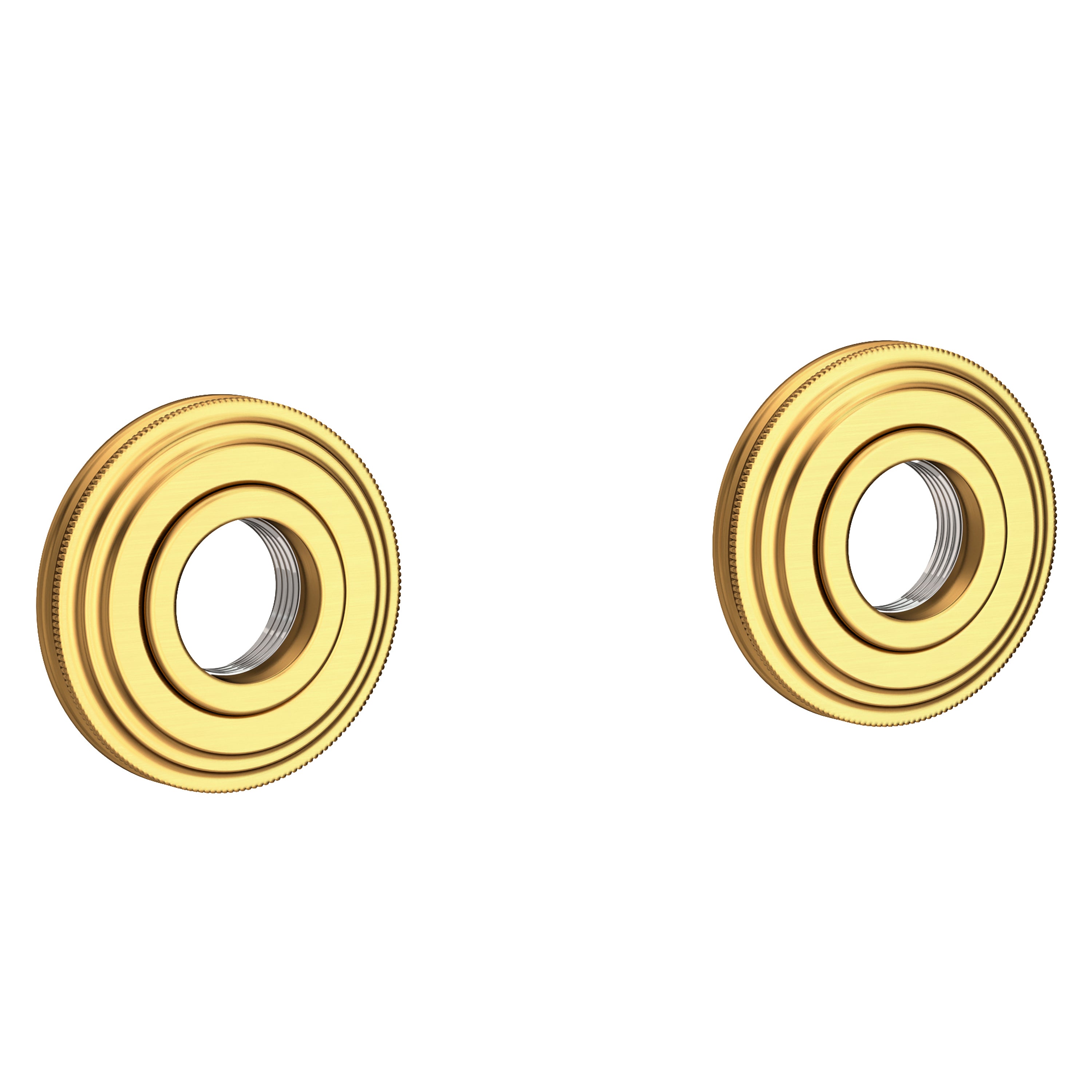 Newport Brass Miro 1600-2400 — Anillos Decorativos y Herrajes para Barra de Seguridad — Oro Satinado (PVD)