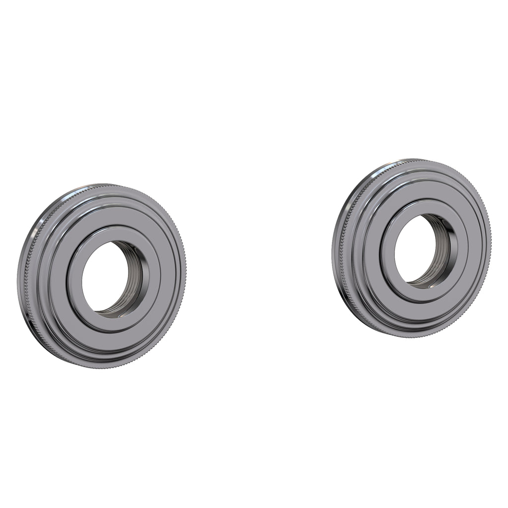 Newport Brass Miro 1600-2400 — Anillos Decorativos y Herrajes para Barra de Seguridad — Cromo Medianoche
