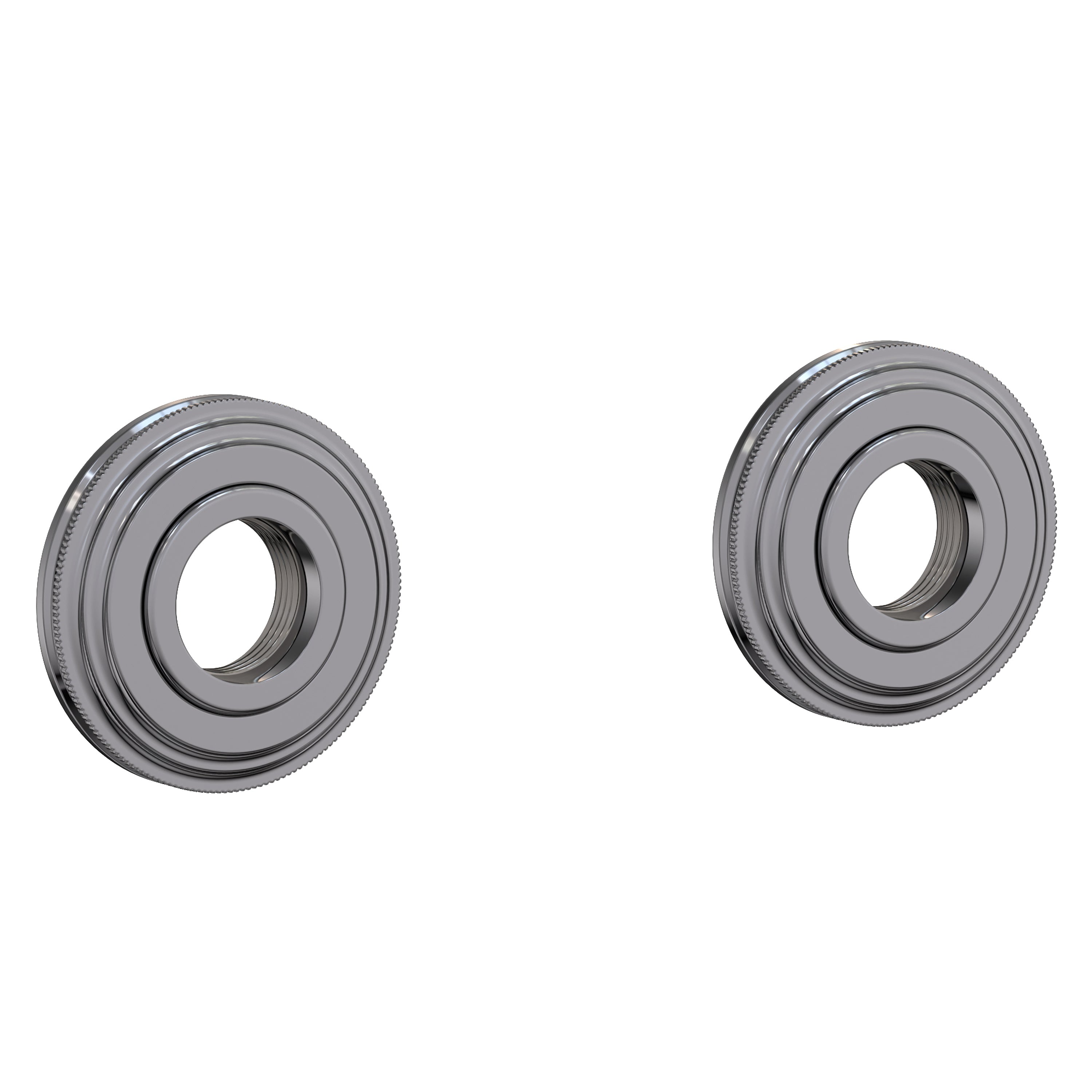 Newport Brass Miro 1600-2400 — Anillos Decorativos y Herrajes para Barra de Seguridad — Cromo Medianoche