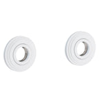Newport Brass Miro 1600-2400 — Anillos Decorativos y Herrajes para Barra de Seguridad — Blanco Mate