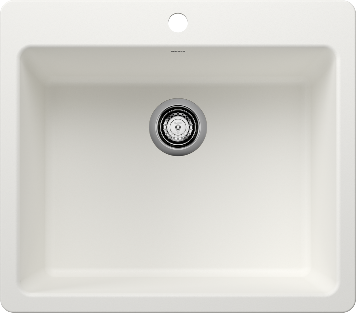 Blanco Liven 25″ Single Bowl Dual Mount — Tarja de Silgranit