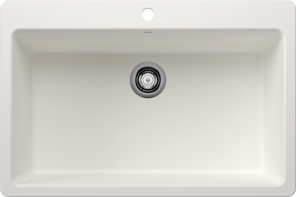 Blanco Liven 33″ Super Single Bowl Dual Mount — Tarja de Silgranit