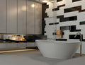 MTI Elise bañera independiente de SculptureStone — vista de producto