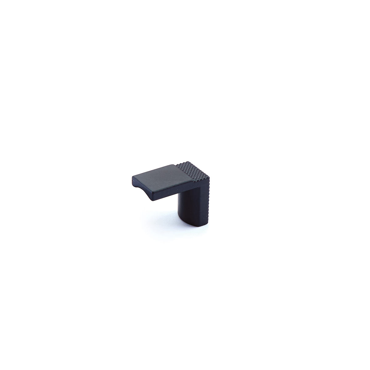 Schaub Jaladera de Dedo Quadrato Wide, 1-1/8" — Negro Mate