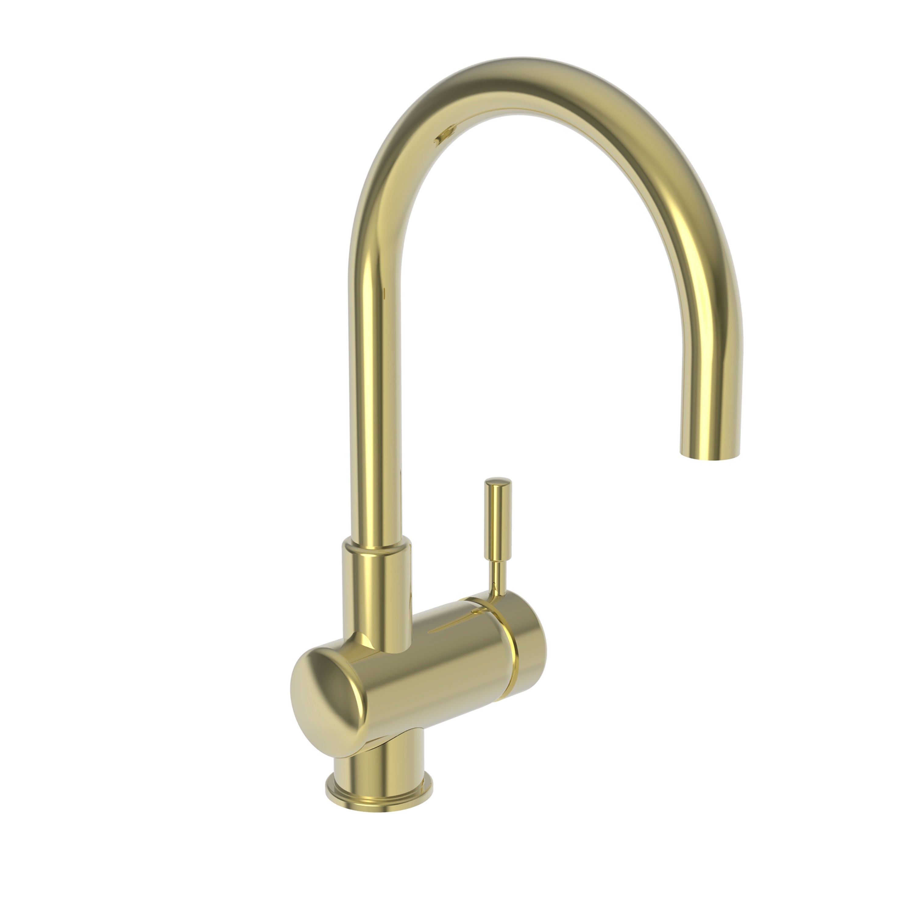 Newport Brass East Linear 2008 — vista de producto — Latón sin Laca (Living)