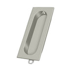 Deltana Jaladera Empotrada Rectangular 3-1/8" — Níquel Satinado