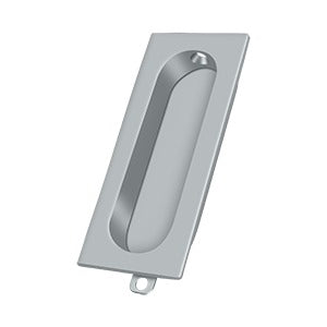 Deltana Jaladera Empotrada Rectangular 3-1/8" — Cromo Satinado